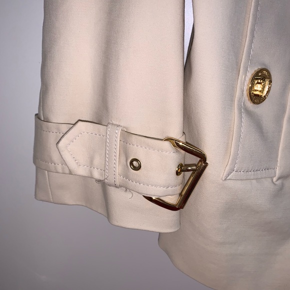 Michael Kors Cream Beige Petite Medium Jacket Coat - Picture 4 of 4